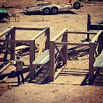 Moss Mine Construction - beginning stages of the crusher assembly