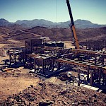 Moss Mine Construction - Cone Crusher frame